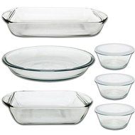 Anchor Hocking Glass 9 Pc Baking Set, Essentials N2