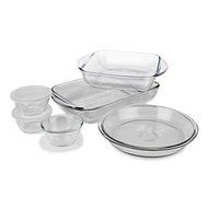 Anchor Hocking Glass 9 Pc Baking Set, Essentials N4