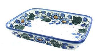 Polish Pottery Belarina Medium Rectangular Baker