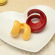 Pink Lizard 2Pcs Spiral Hot Dog Cutter Slicers Fancy Sausage Cutter Slicer Kitchen Gadget N4