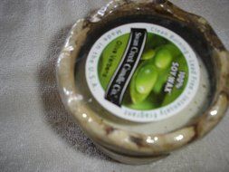 Swan Creek 9 Ounce, 45+ Hour "Olive Verbena" in Ruffled Pottery