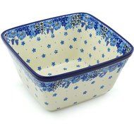 Polish Pottery Square Baker 9-inch UNIKAT