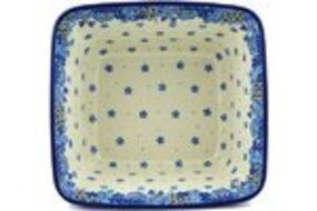 Polish Pottery Square Baker 9-inch UNIKAT N2