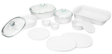 Baking Dish Set Fr White Oval