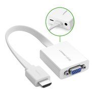 UGREEN Gold-Plated HDMI to VGA Video Converter with Micro-USB Power, Black N8