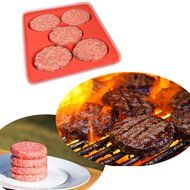 iNeibo Burger Press - Silicone Burger Press,Hamburger Press,Patty press,Hamburger Patty MakerBPA free Silicone... N5