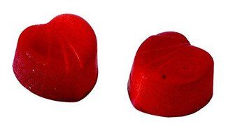 Matfer 383410 High Durable Heart Mold, Clear