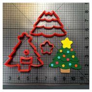 Christmas Tree 104 Cookie Cutter Set Top Seling Item (2 inch)