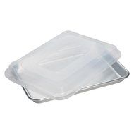 Nordic Ware Natural Bakeware Aluminum 13 x 9 in. Bakers Quarter Sheet Baking Pan with Lid