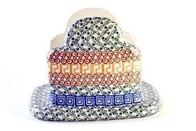 Polish Pottery Athena Napkin Holder