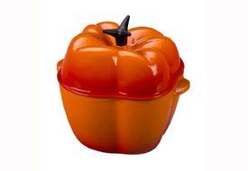 Le Creuset Pepper Cocotte 2.25 Quart Flame