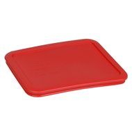 Pyrex 7210-PC Rectangle Red 3 Cup Storage Lid for Glass Dish (2, Red) N2