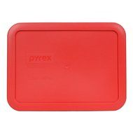 Pyrex 7210-PC Rectangle Red 3 Cup Storage Lid for Glass Dish (2, Red) N6