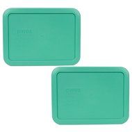 Pyrex 7210-PC Rectangle Red 3 Cup Storage Lid for Glass Dish (2, Red) N7