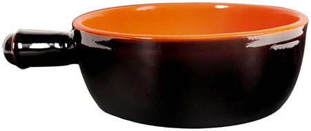 De Silva: "Terre d'Umbria" 1-Handle Casserole Made of Terracotta (Earthenware) &Oslash; 24 Cm [ Italian Import ]
