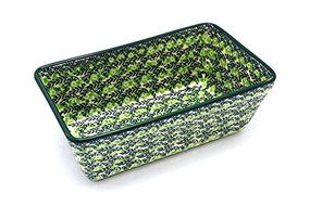 Polish Pottery Baker - Loaf Dish - Irish Meadow
