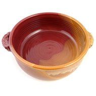 American Made Stoneware Pottery 1.5-Quart Baking Dish, Sierra Sunset Color N3