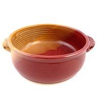 American Made Stoneware Pottery 1.5-Quart Baking Dish, Sierra Sunset Color N4