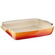 Le Creuset Stoneware 12-1/2-by-9-1/2-Inch Rectangular Baking Dish, Caribbean N2