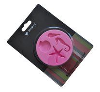 FOUR-C Christmas Gift Cupcake Top Mold Silicone Cake Decorating Tools Color Pink N3