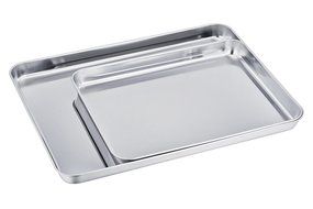 TeamFar Stainless Steel Baking Sheet Bakeware Cookie Pan Tray Set Professional, Non Toxic &amp; Healthy, High Quality... N2