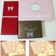 Bargain World Transparent Lace Seal Stickers Wedding Party Gift Sticker