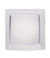 WNA Petites 50 Count Square Plastic Dishes, 2.5", White N3