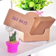 Saver 100pcs Brown Vintage DIY Bookmark Cardboard Tags Message Card Wedding Party Gift Tags