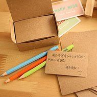 Saver 100pcs Brown Vintage DIY Bookmark Cardboard Tags Message Card Wedding Party Gift Tags N4