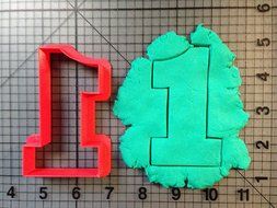 Number One Cookie Cutters (3.5 inches) N2