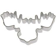 Moose Head Tin Cookie Cutter 4.5" B1331x