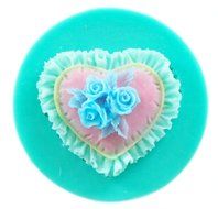 AmaranTeen - Love lace silicone mold,Fondant Cake Decorating Tools
