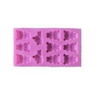 JLHua Candy Molds &amp; Ice Cube Trays- 11 Cavity Cute Bears-Silicone Chocolate Molds - Fun, Toy Kids Set N3