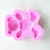 Wocuz W0637 Silicone Bear Shape Candy Fondant and Gum Paste Mold Chocolate Cake Decoration Mould Sugar Craft Tool N2