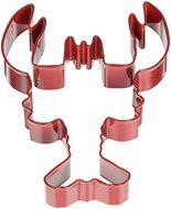 R &amp; M Polyresin Coated Lobster Cookie Cutter, 5-Inch, Red