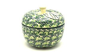 Polish Pottery Apple Baker - Large - Irish Meadow