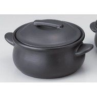 Casserole utw675-20-144 [7.9 x 6 x 4 inch] Japanece ceramic Black 15cm casserole tableware