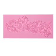 Cake Decorating Mold Tool Soft Silicone Embossing Mould Gum Fondant Lace Paste