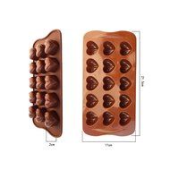 Shevalues Chocolate Molds Silicon 15 Animals Pattern for Homemade DIY N38