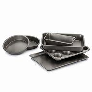 Luvide Nonstick Steel Bakeware Set 6-Pieces Grey Color,Thick,Strong and Long Lasting!