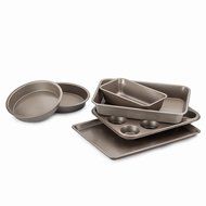 Luvide Nonstick Steel Bakeware Set 6-Pieces Grey Color,Thick,Strong and Long Lasting! N7