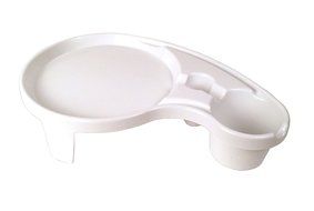 The Original Party Pal Cup, Plate &amp; Utensil All-in-One Tray and Holder (6 Pack), White