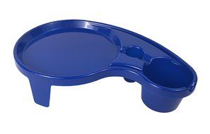 The Original Party Pal Cup, Plate &amp; Utensil All-in-One Tray and Holder (6 Pack), White N14