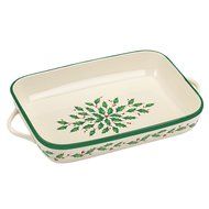 Lenox Holiday Rectangular Baker,Ivory