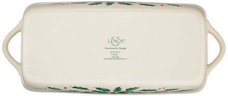 Lenox Holiday Rectangular Baker,Ivory N27