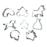 BeBeFun Stainless Steel Cookie Cutter Set Cookie Cutter Bulk Fondant Cutter Fruit Cutter Fondant Cake Decoration... N2