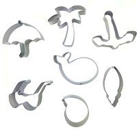 BeBeFun Stainless Steel Cookie Cutter Set Cookie Cutter Bulk Fondant Cutter Fruit Cutter Fondant Cake Decoration... N10