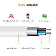Lightning to 3.5mm Male to Male Aux Stereo Audio Cable, TOPGO Premium Lightning to Aux Cable for iPhone 7 / 7... N4