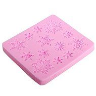3D Silicone Snowflakes Cake Fondant Decoration Mold N3