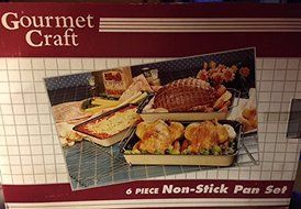 Gourmet Craft 6 Piece Non-Stick Bake Pan Set